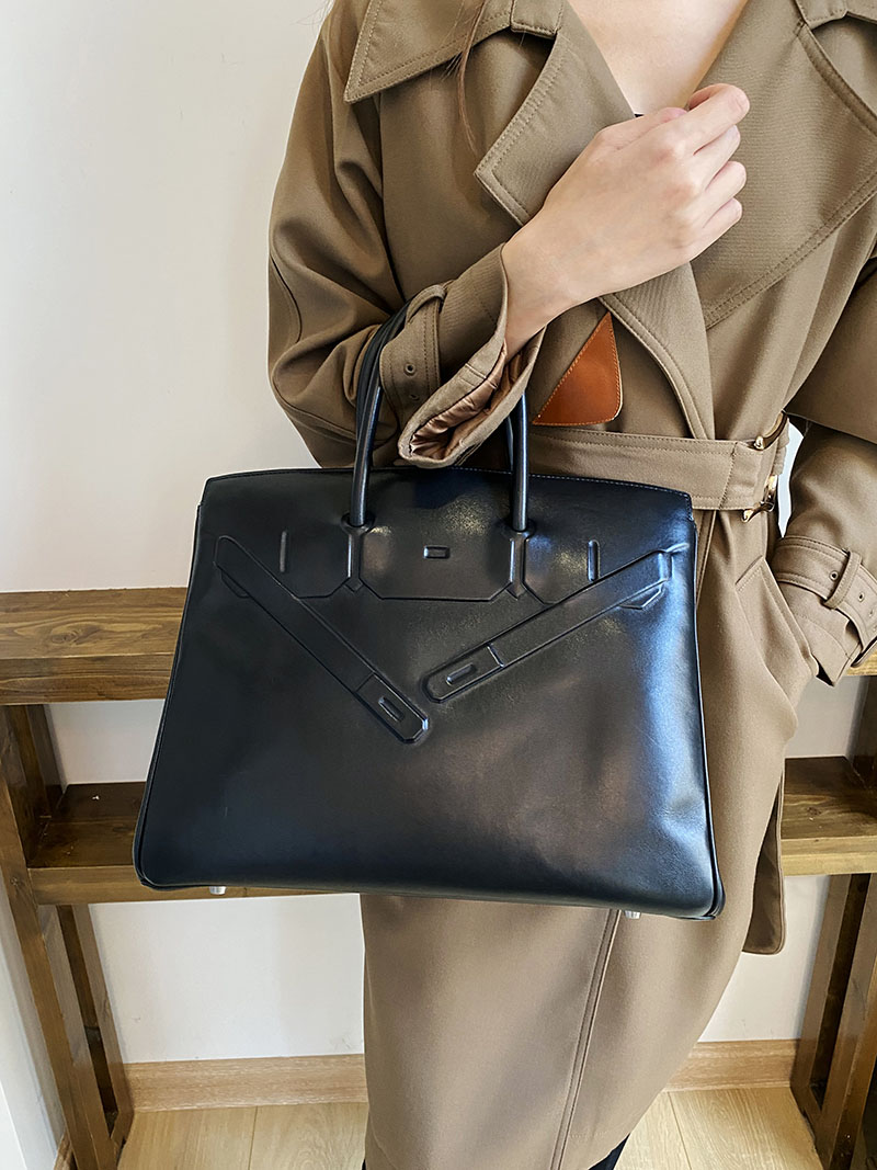 全球限量 爱马仕Shadow Birkin35幻影包