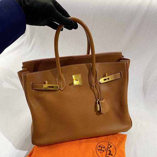 [1002474]98新Hermes Birkin 35金棕金