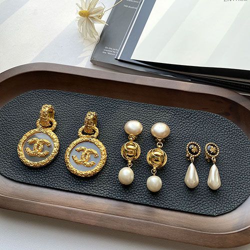 珍藏绝美宝物 Vintage Chanel熔岩+珍珠饰品